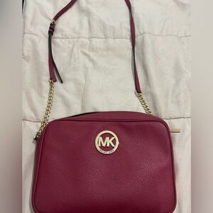 Michael Kors Red Crossbody Bag